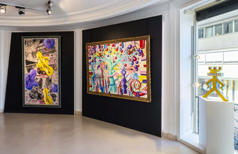 Installation shot from The Monaco Masters Show, American 80s: from Warhol to Basquiat, @ Opera Gallery