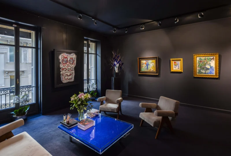 Installation shot from The Monaco Masters Show, American 80s: from Warhol to Basquiat, @ Opera Gallery