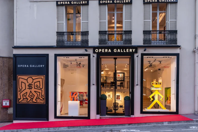 Installation shot from The Monaco Masters Show, American 80s: from Warhol to Basquiat, @ Opera Gallery