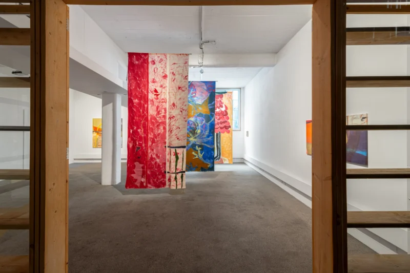 Installation shot from Charlotte Winifred Guérard: Cherry, cherry, @ Palmer Gallery