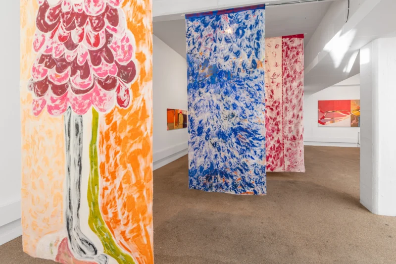 Installation shot from Charlotte Winifred Guérard: Cherry, cherry, @ Palmer Gallery