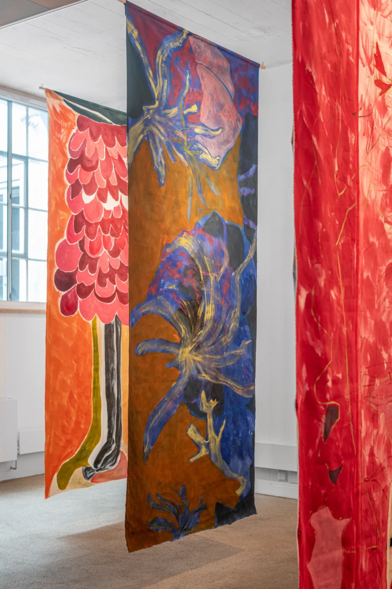 Installation shot from Charlotte Winifred Guérard: Cherry, cherry, @ Palmer Gallery