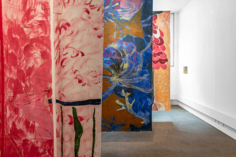 Installation shot from Charlotte Winifred Guérard: Cherry, cherry, @ Palmer Gallery