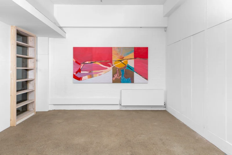 Installation shot from Charlotte Winifred Guérard: Cherry, cherry, @ Palmer Gallery