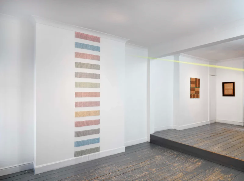 Installation shot from Woven Dialogues, @ Patrick Heide Contemporary Art