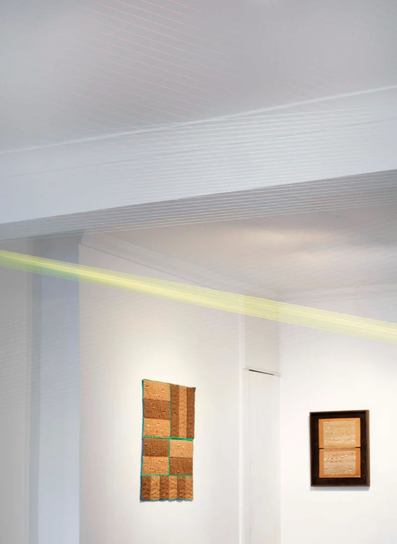 Installation shot from Woven Dialogues, @ Patrick Heide Contemporary Art