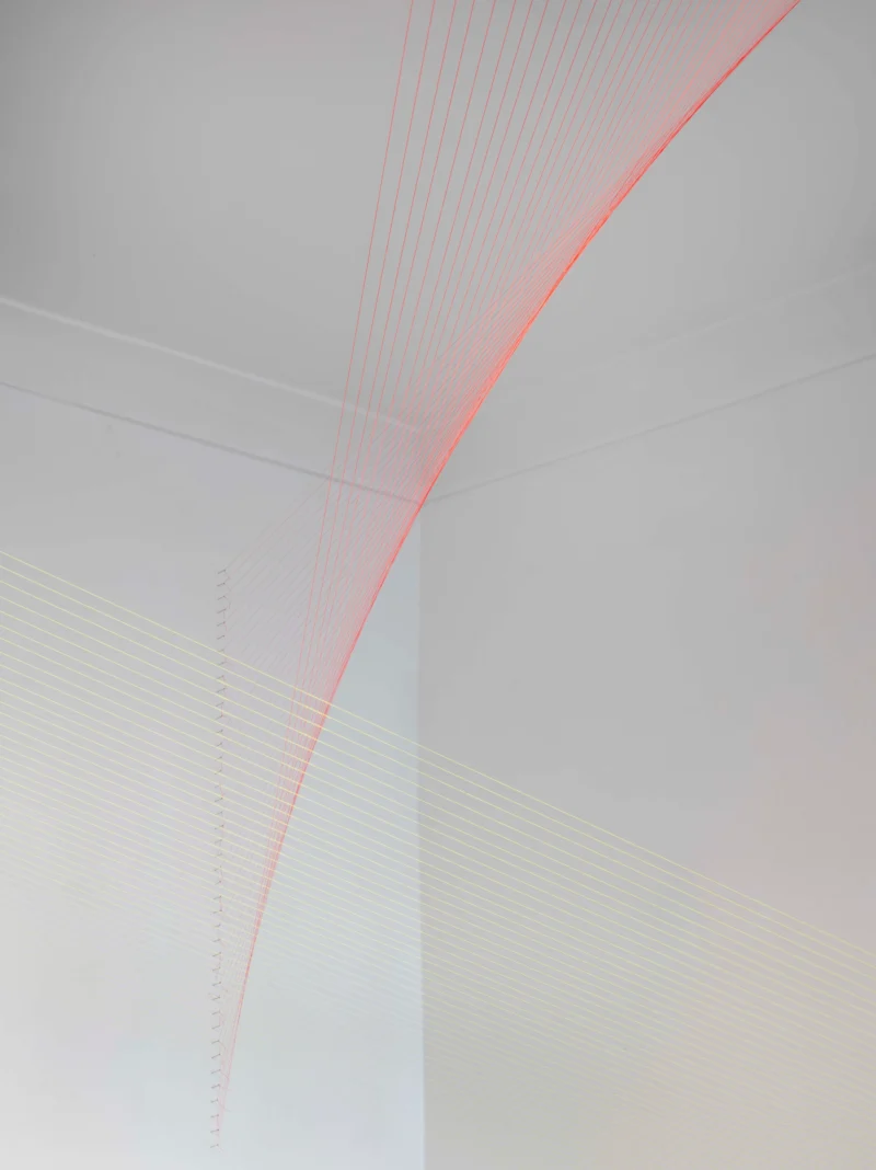 Installation shot from Woven Dialogues, @ Patrick Heide Contemporary Art