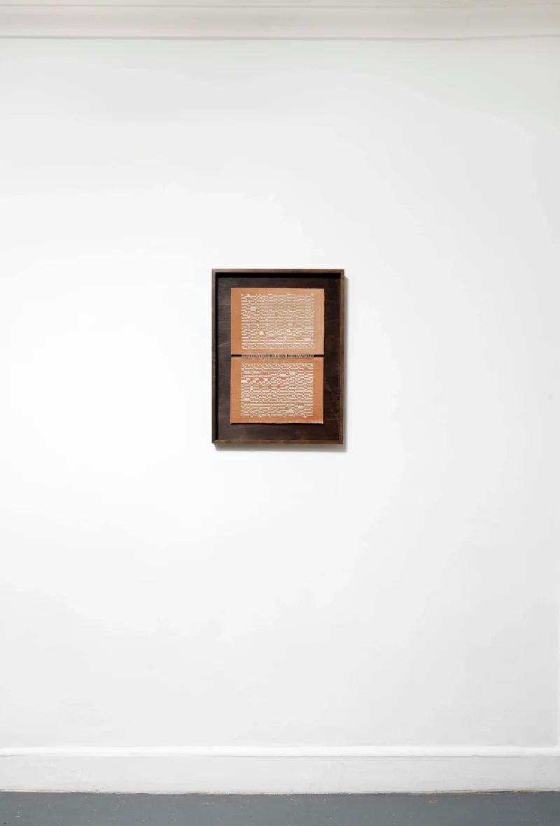 Installation shot from Woven Dialogues, @ Patrick Heide Contemporary Art