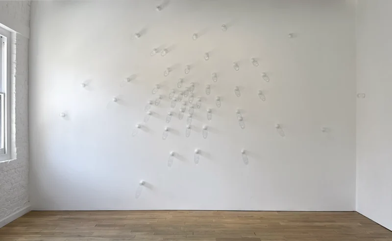 Installation shot from Mehmet Ali Uysal: Skin, @ Pi Artworks