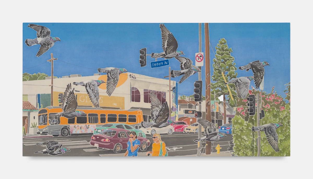 Adam de Boer, Pigeons in Silverlake, 2024