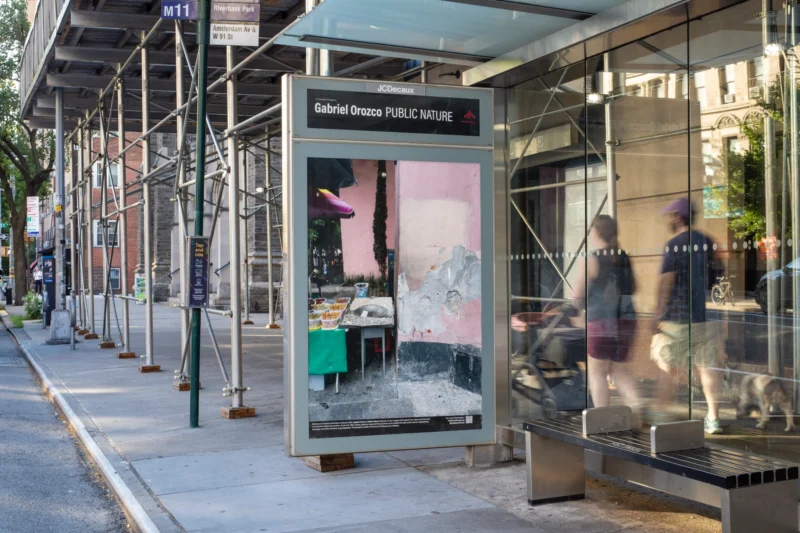 Installation shot from Gabriel Orozco: Public Nature, @ Public Art Fund