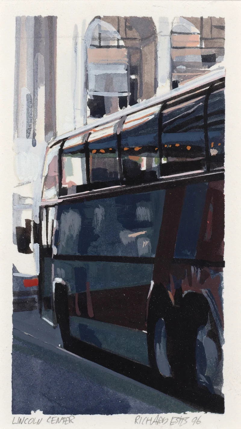 Richard Estes, Lincoln Center, 1996