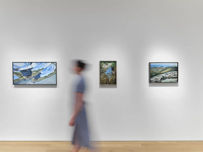 Installation shot from Richard Estes: My Camera Is My Sketchbook, @ Schoelkopf