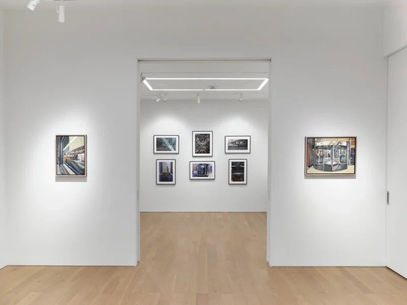 Installation shot from Richard Estes: My Camera Is My Sketchbook, @ Schoelkopf