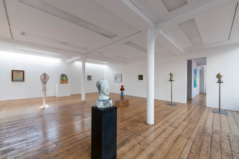 Installation shot from Paint Me a Body, @ Sprovieri