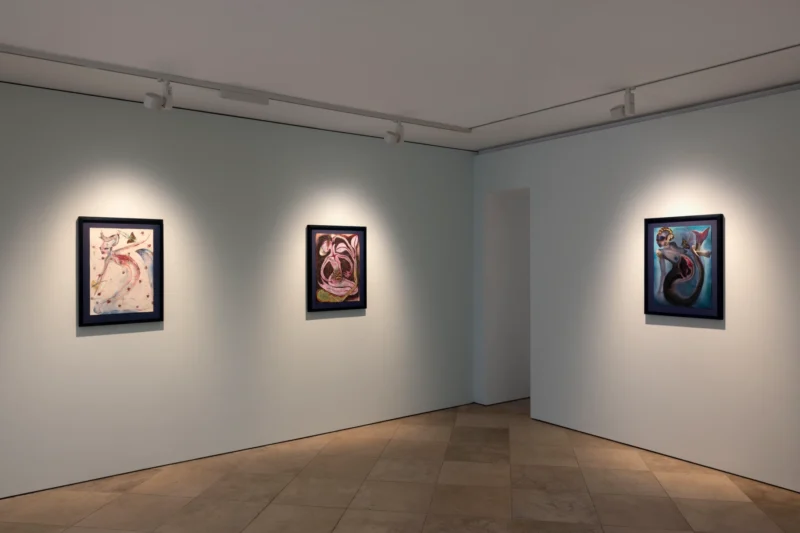 Installation shot from Wangechi Mutu: The SeasSpirit, @ Victoria Miro