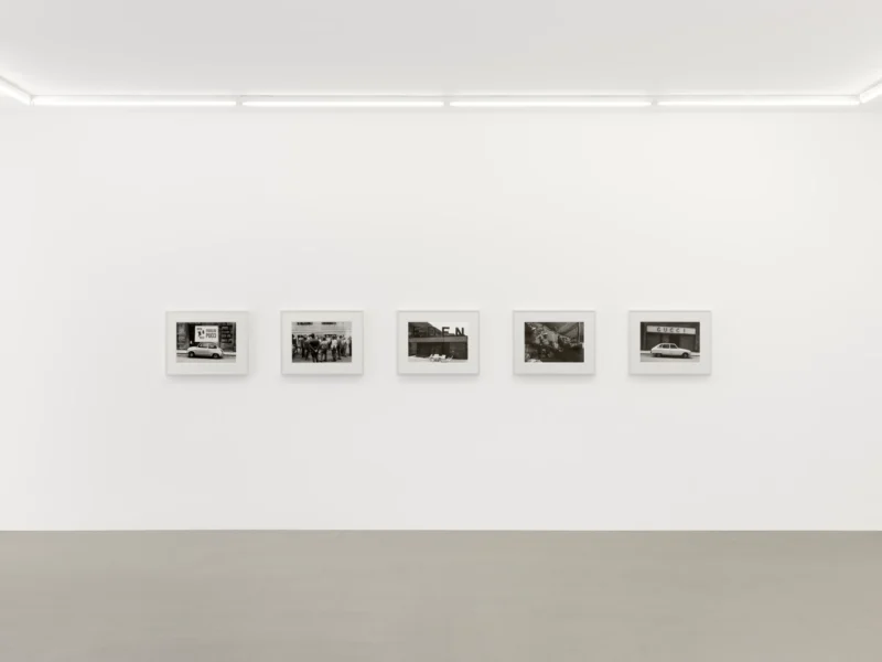 Installation shot from Clark Winter: Untold Stories, @ Zander Galerie