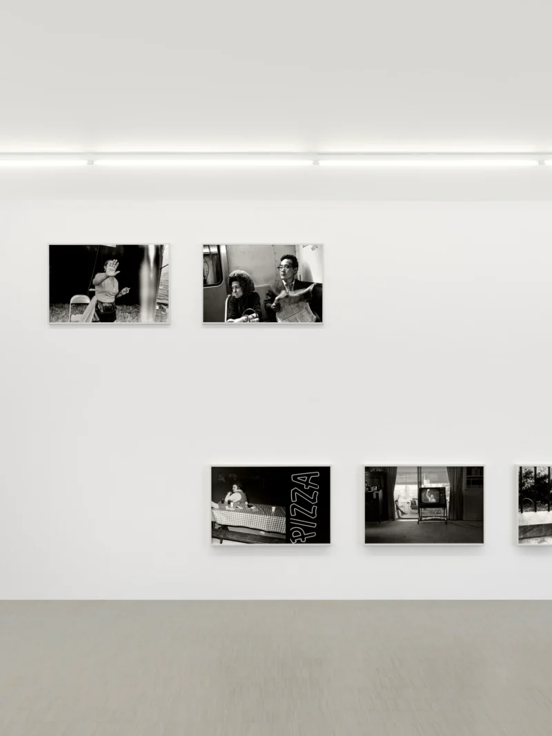 Installation shot from Clark Winter: Untold Stories, @ Zander Galerie