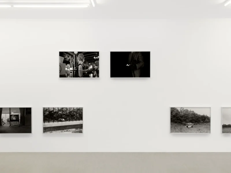 Installation shot from Clark Winter: Untold Stories, @ Zander Galerie