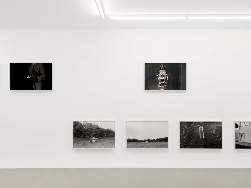 Installation shot from Clark Winter: Untold Stories, @ Zander Galerie