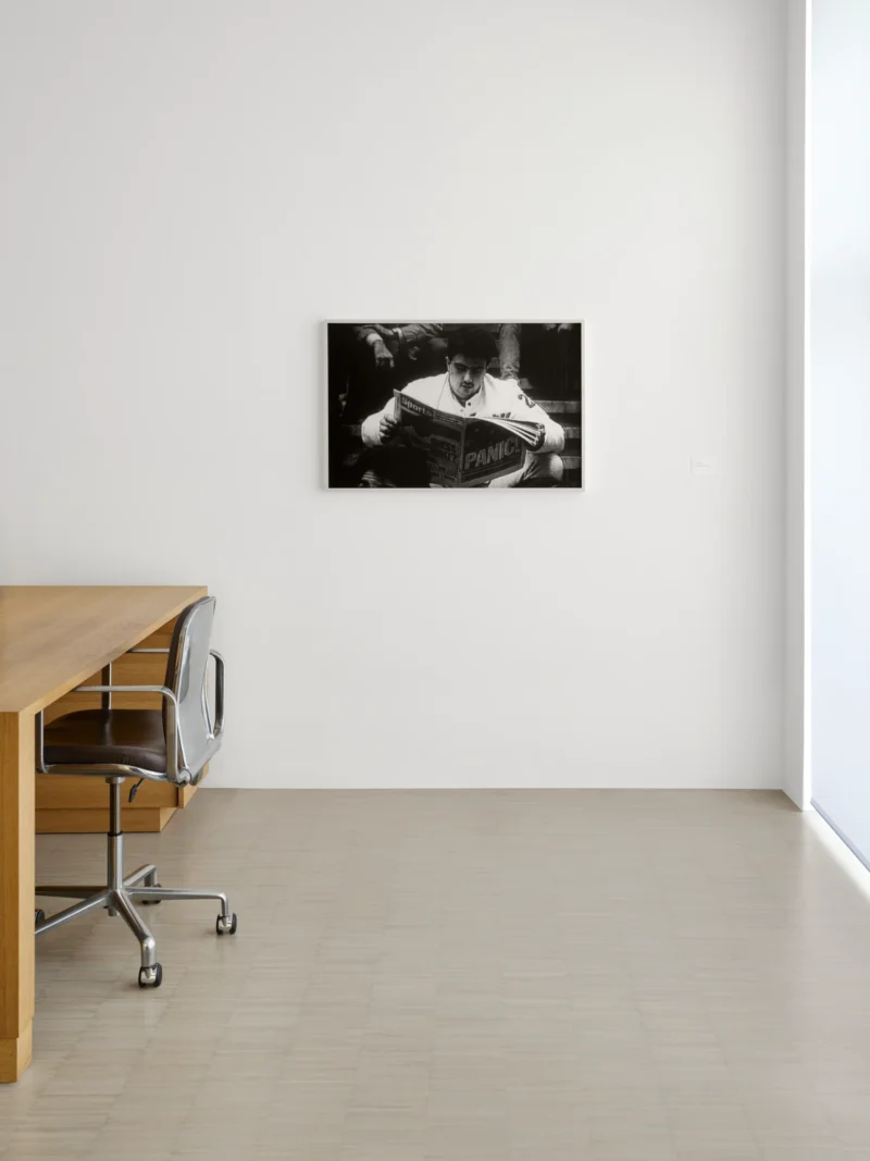 Installation shot from Clark Winter: Untold Stories, @ Zander Galerie