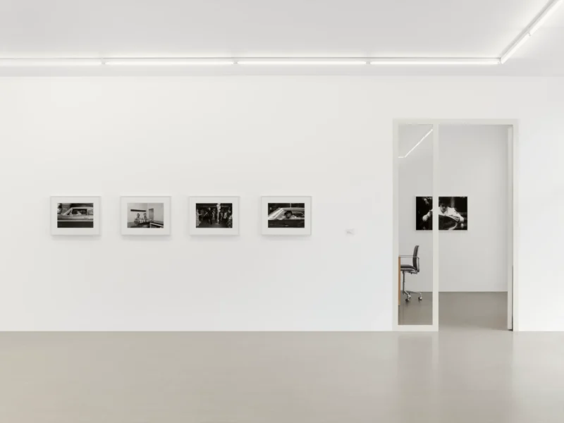 Installation shot from Clark Winter: Untold Stories, @ Zander Galerie
