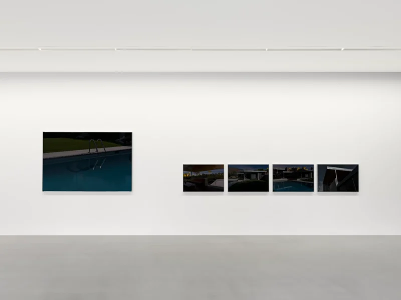 Installation shot from Lake Verea: Full Moon Party, @ Zander Galerie