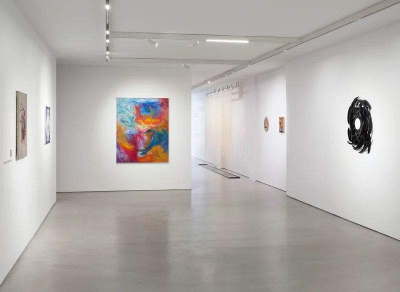 Installation shot from The cataclysm of binary star systems, @ 603 Arts Foundation