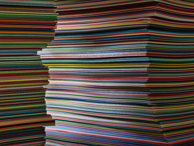 Abelardo Morell, Colored Paper Abstraction #2, 2025