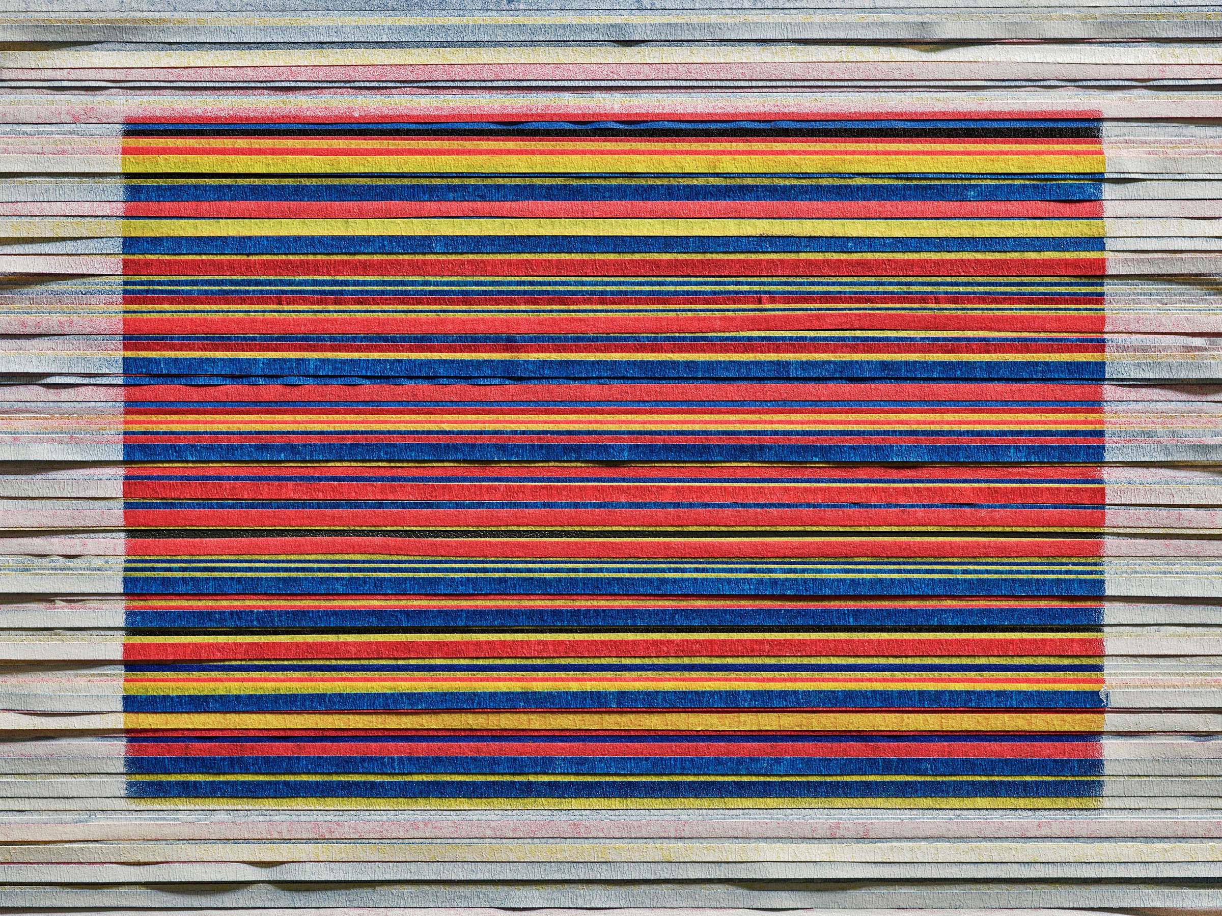 Abelardo Morell, Rectangle #2, Colored Tape and Paint, 2025