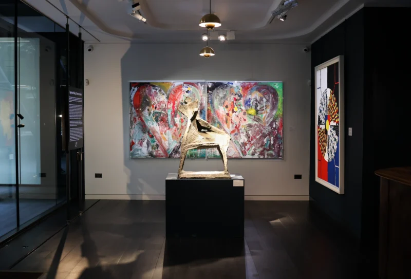 Installation shot from Approaching Abstraction, @ Alon Zakaim Fine Art