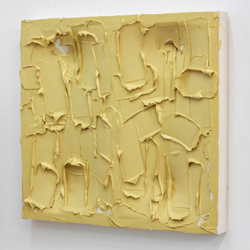 Adrian Wald, Heavy Paint - Deep Yellow Painting, 2024