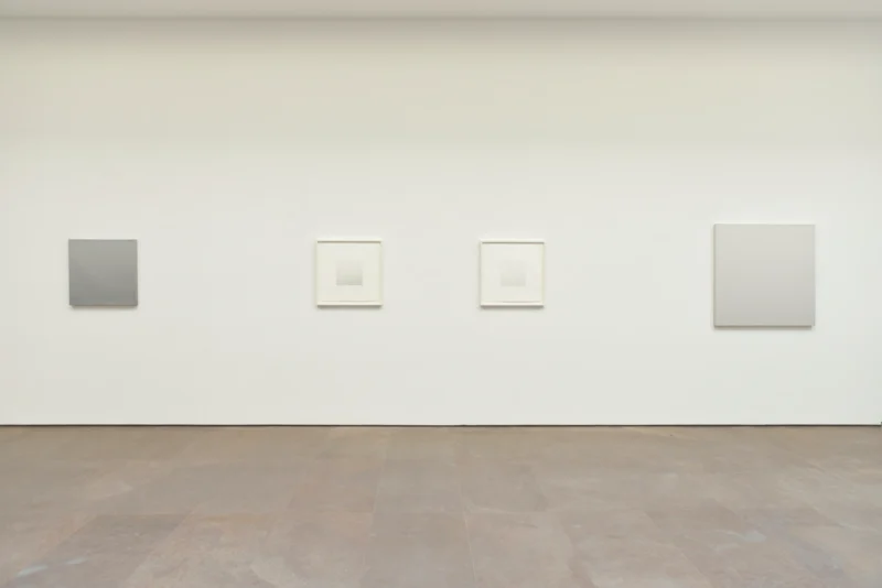 Installation shot from James Howell: A Quiet Measure of Light, @ Bigaignon