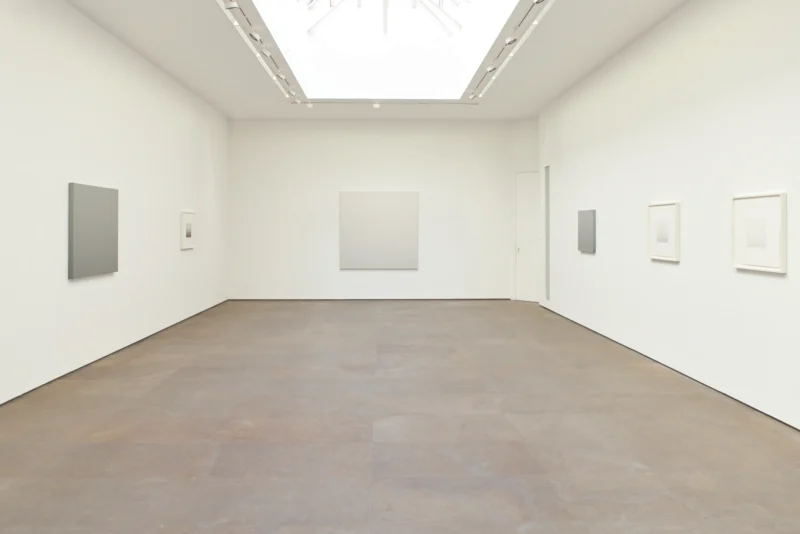 Installation shot from James Howell: A Quiet Measure of Light, @ Bigaignon