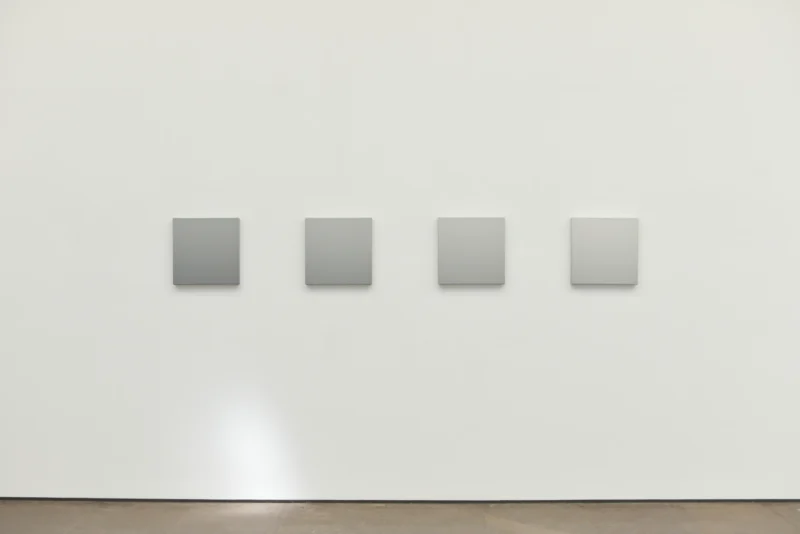 Installation shot from James Howell: A Quiet Measure of Light, @ Bigaignon