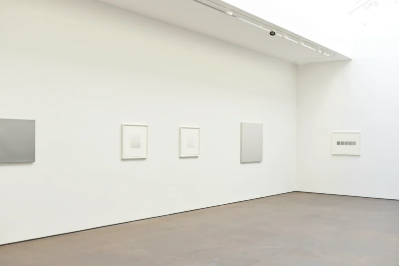 Installation shot from James Howell: A Quiet Measure of Light, @ Bigaignon