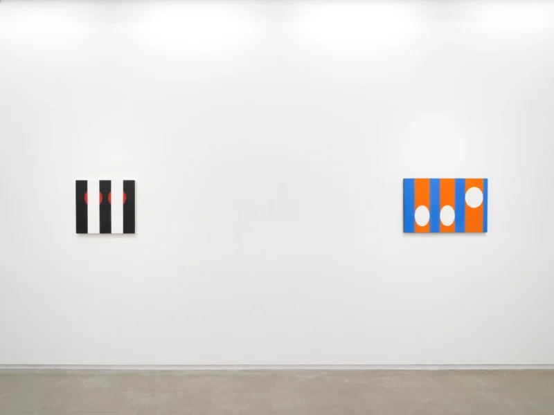 Installation shot from David Diao, Li Yuan-Chia, Chen Shiau-Peng, @ Each Modern