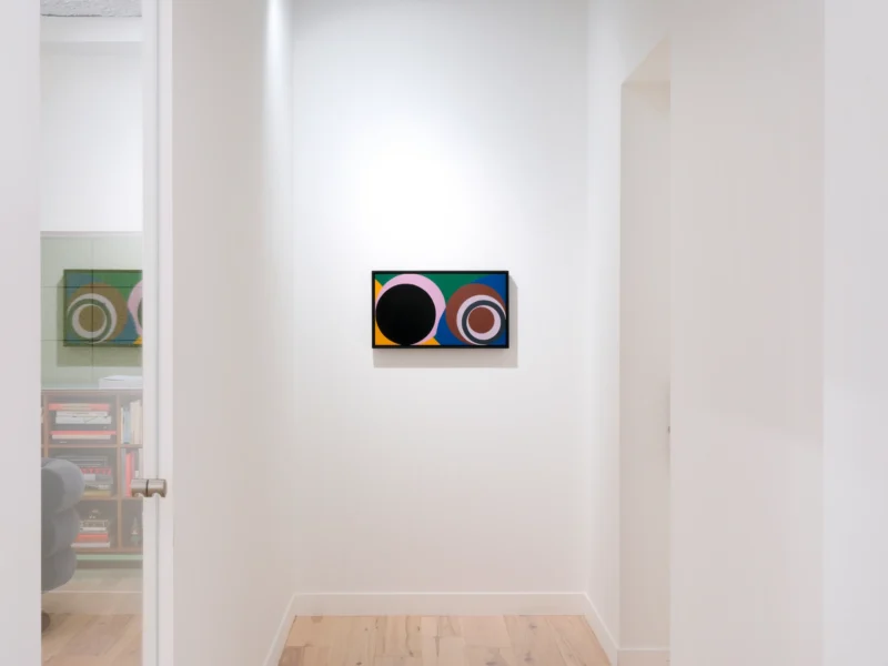 Installation shot from David Diao, Li Yuan-Chia, Chen Shiau-Peng, @ Each Modern