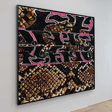 Image from Ida Ekblad: EAT AN EGGPLANT, at Galerie Max Hetzler