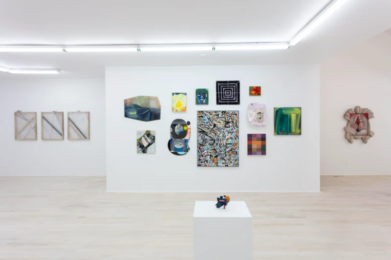 Installation shot from Builders, @ Halsey McKay Gallery