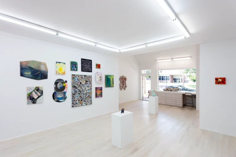 Installation shot from Builders, @ Halsey McKay Gallery