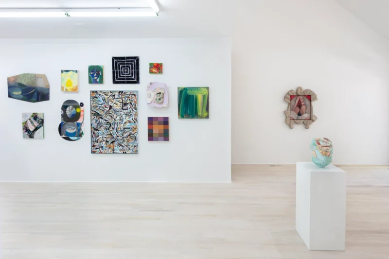 Installation shot from Builders, @ Halsey McKay Gallery