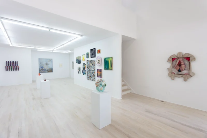 Installation shot from Builders, @ Halsey McKay Gallery