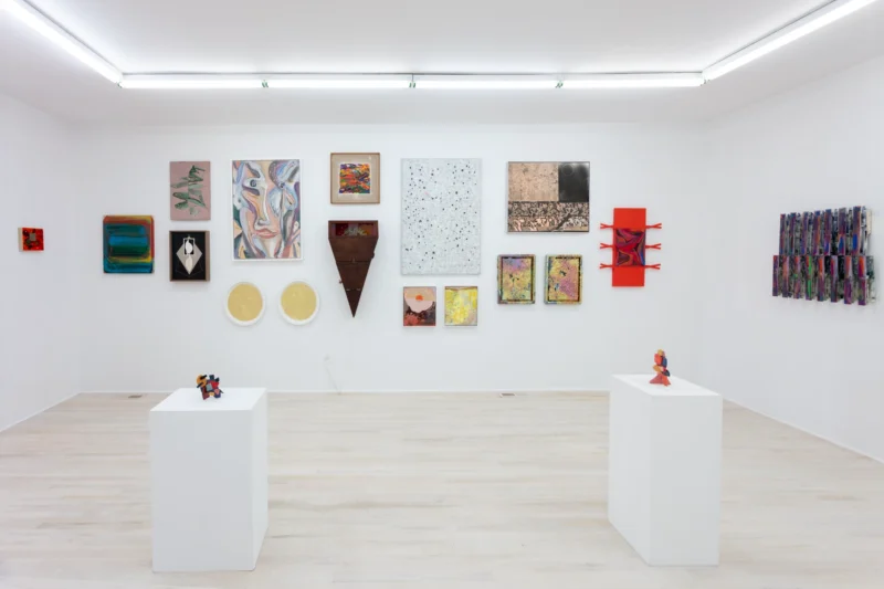 Installation shot from Builders, @ Halsey McKay Gallery