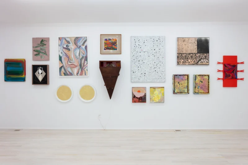 Installation shot from Builders, @ Halsey McKay Gallery