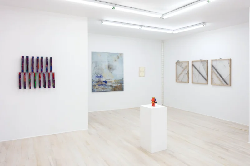 Installation shot from Builders, @ Halsey McKay Gallery