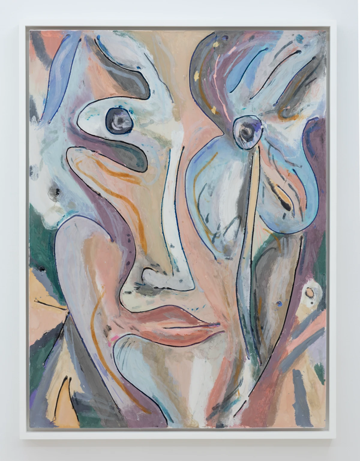 Johannes VanDerBeek, Flower Face, 2024