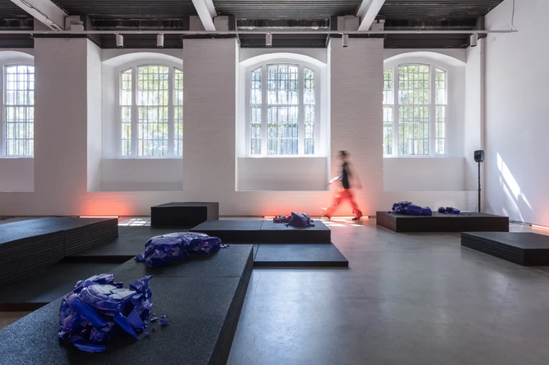 Installation shot from Elisa Giardina Papa: She Flickered In and Out of History, @ Institute of Contemporary Arts (ICA)