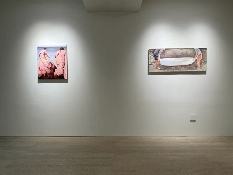Installation shot from Ruben Müller: In the Thick of Summer, @ LKIF Gallery