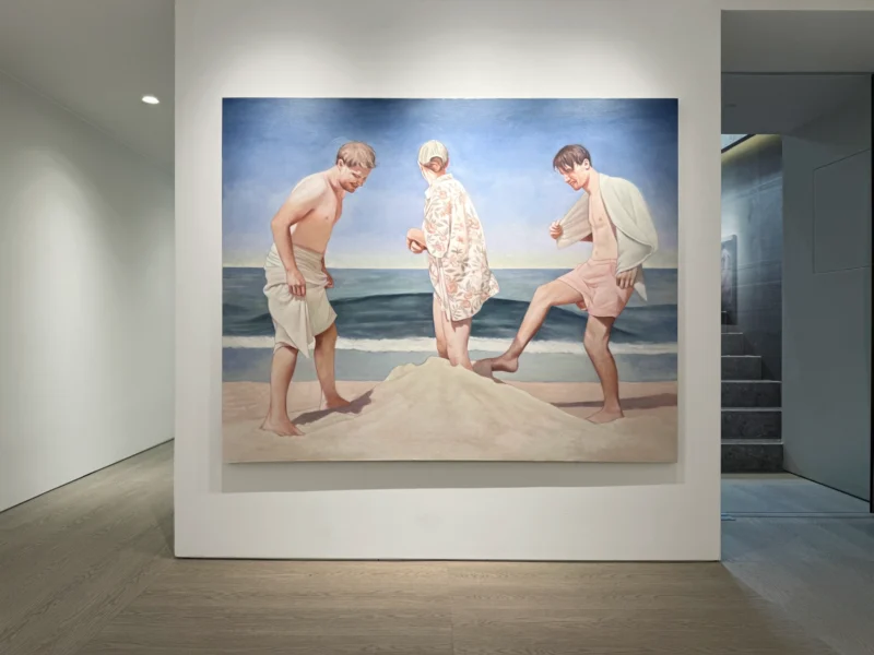 Installation shot from Ruben Müller: In the Thick of Summer, @ LKIF Gallery